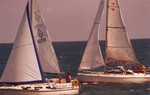 Sailing in Courtown Harbour