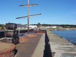 Ship on North Pier