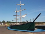 Ship on North Pier