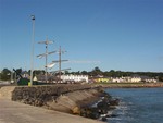 View of Courtown from North Pier